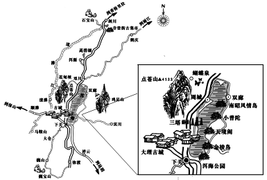 的洱海是云南第二大高原湖泊,面积250km  ,属澜沧江——湄公河水系