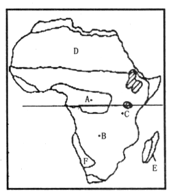 观察下边与非洲有关的地图,回答下列问题.