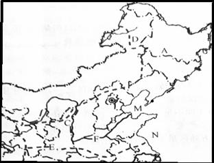 读北方地区示意图,回答下列问题