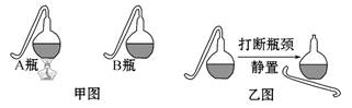 如图是巴斯德著名的"鹅颈瓶"实验示意图.