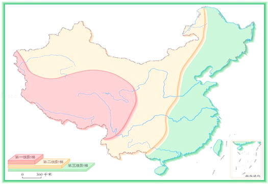 读我国四大高原,四大盆地,三大平原示意图,填下表