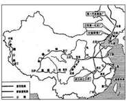 材料一:一五计划工业交通建设要成就示意图.