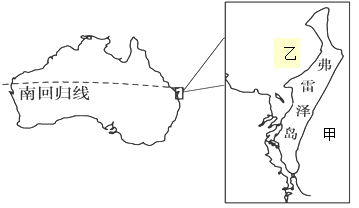 弗雷泽岛(如下图所示),是世界上最大的沙岛,总面积.岛