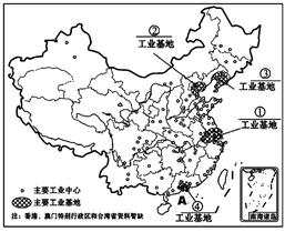 试卷详情(1)写出我国四个工业基地的名称①_____②_____③