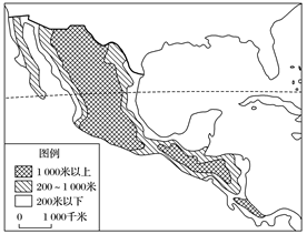墨西哥中北部的农业地域类型主要为旱作农业,东南部沿海主要为热带