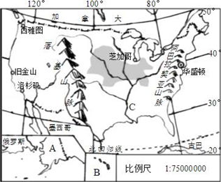 美国主要的工业区和工业城市