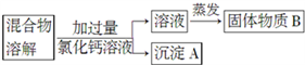 (2)加入过量氯化钙