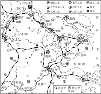 农业 因地制宜发展农业 农业发展的原则因地制宜(1)d城市的主导工业