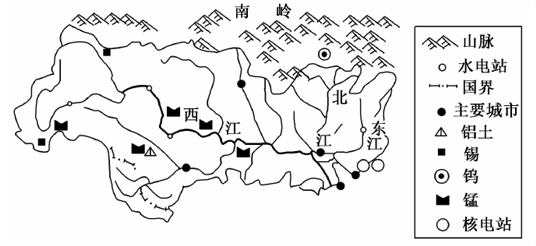 阅读图文资料,完成下列要求。 无定河是黄河的一级支流之一,发源于定边县白于山北麓,向东北流经毛乌素沙漠南缘,后向东南流经黄土高原,沿途接纳众多支流,在清涧县注入黄河。 图甲示意无定河流域及水系结构,图乙示意1976~2010年无定河流域土地利用类型的动态变化。 (1)无定河因流量不定、深浅不定等而得名。