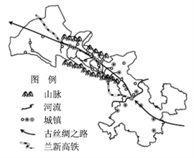 兰新高铁于2014年12月26日全线通车,该铁路线将加快甘肃的城市化发展