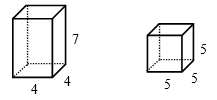 (2)长方体前后左右4个侧面的面积和是: (3)正方体的表面积是: 难度