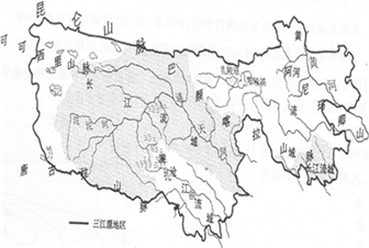 珠江流域22 . 三江源地区被誉为(   ) a.干旱的宝地 b.中华水塔 c.