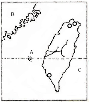读台湾图,完成下列各题.