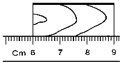 图中刻度尺的读数是_____cm.