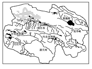 湘教版八年级下册地理同步测试:《5.3西北地区和青藏地区》
