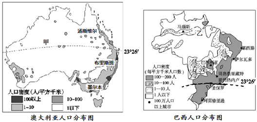 澳大利亚人口分布_关于澳大利亚人口分布集中在东南沿海,其原因错误的是