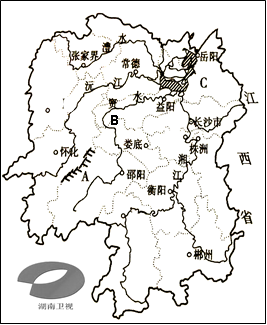 【推荐3】读湖南省地图,完成下列各题.