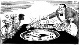 下面是关于世界经济全球化的漫画.其内容说明,经济全球化()