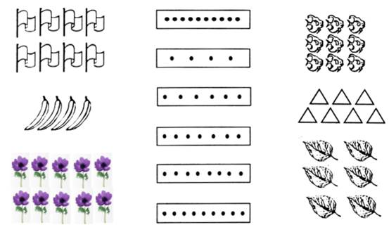 连一连,把数量相同的连起来