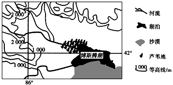 位于天山南麓的博斯腾湖是内陆最大的淡水湖,盛产