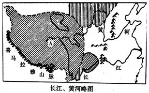 读"黄河流域略图""长江干流剖面示意图",分析回答问题.