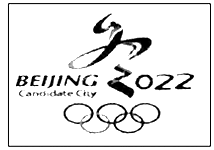 2022年北京冬奥会的标识以中国书法"冬"字为主体,将抽象的滑道,冰雪