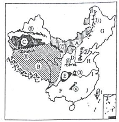 【推荐3】读中国地形分布图,回答下列问题.