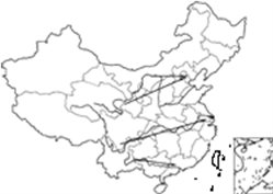 读我国西电东送路线示意图,完成下列各题.