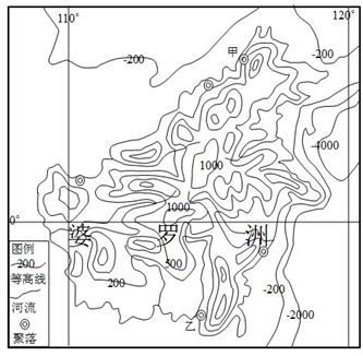 图为我国某地地形图,图中道路为某次山地自行车越野赛的线路.