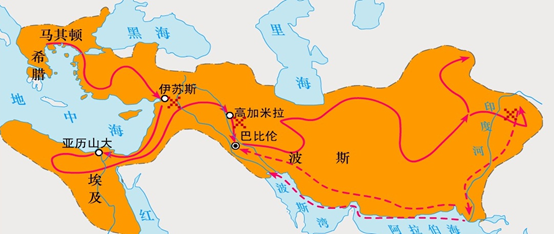 古代世界的战争与征服 亚历山大大帝东征  从地图中提取历史信息是