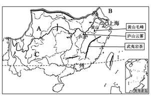 读南方地区图,回答下列问题.