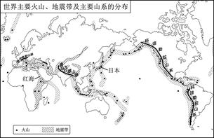 【推荐1】读"火山地震带分布图","六大板块图",完成下列问题.
