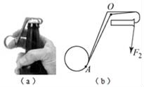 杠杆  【推荐1】如图,a图是一种新型开瓶器,该开瓶器可看作一个杠杆,o