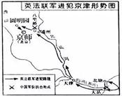 ①甲午中日战争②第二次鸦片战争③鸦片战争④八国联军侵华战争