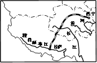 青藏地区 青藏地区的自然地理环境  【小题1】图中青藏铁路修筑过程中