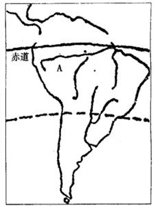 读"南美洲地图",回答问题.