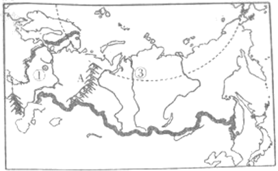 读"印度局部地区图"和"俄罗斯图",完成下列问题.