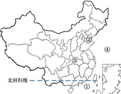 读中国疆域示意图,回答下面问题.