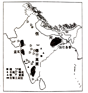 读"印度简图",回答下列问题.