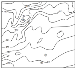气温的变化与分布 气温的空间分布 等温线与等温线图的判读