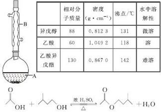 过滤除去mgso 4固体,进行蒸馏纯化,收集140～143 ℃馏分,得乙酸异戊酯