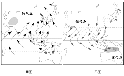 【推荐2】读1月,7月亚洲季风环流图,回答问题.