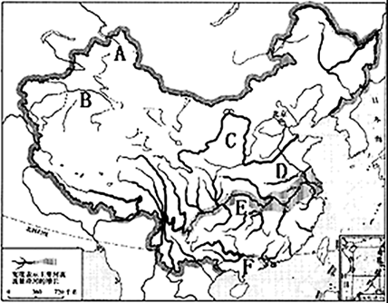 【推荐3】读中国水系图,完成下列要求.