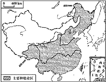 初中地理综合库 中国地理 中国的经济发展 农业 我国农业的地区分布