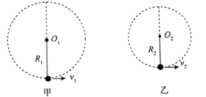 如图甲所示,在竖直平面内固定一光滑的半圆形轨道