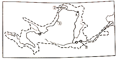 读"黄河流域图",回答下列问题.