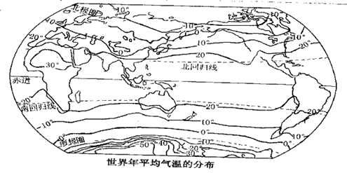 下图为"某区域等温线分布图",图中a,b,c三条等温线所表示的数值由南