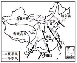 中国地理 中国的自然环境 气候 我国气候的主要特征及分布 我国季风