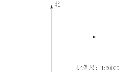 请以1:10000为比例尺画图.