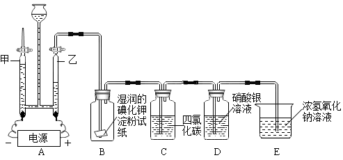 化学兴趣小组用如图装置做电解水实验时,为了使实验现象明显,增强水的